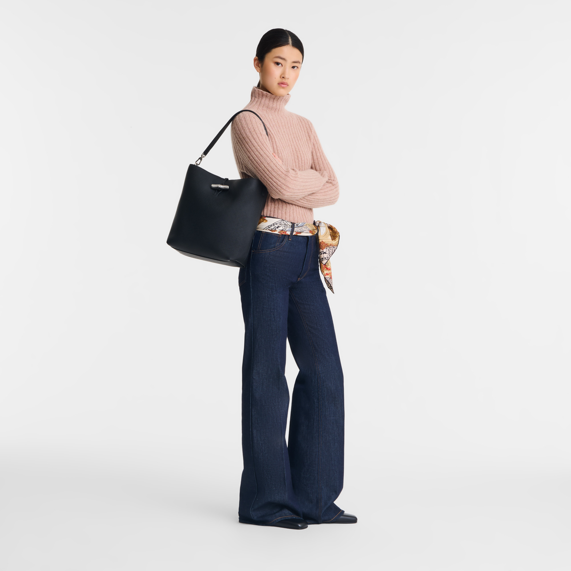 Le Roseau Hobo bag Black - Leather - 2