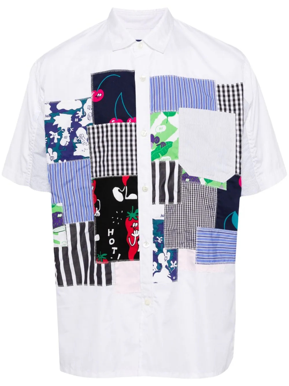 Cotton Broad Multi Fabrics Shirt - 1