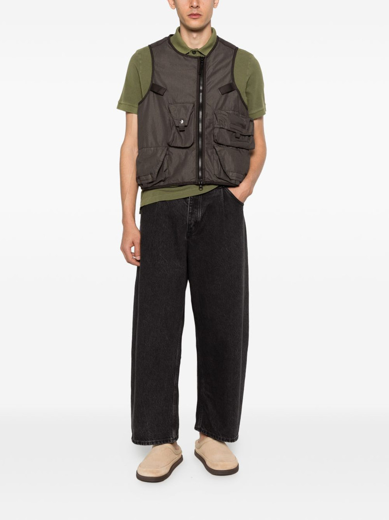Stone Island pockets zip vest outlook