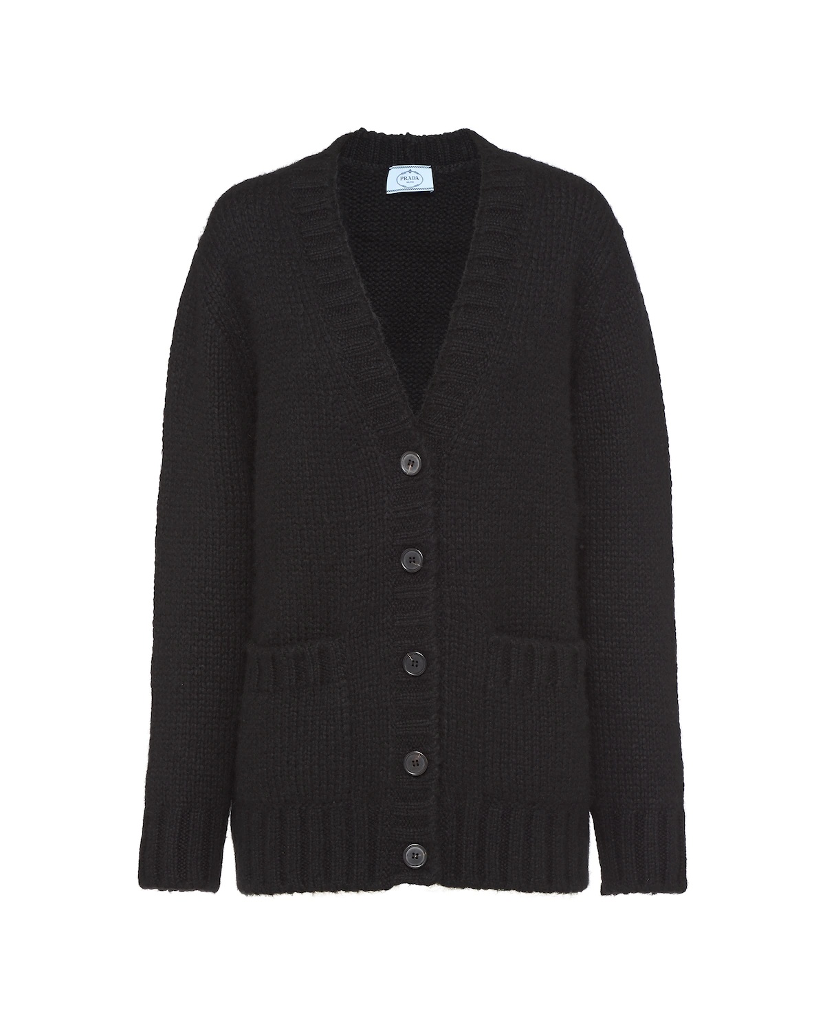 Oversized cashmere cardigan - 1