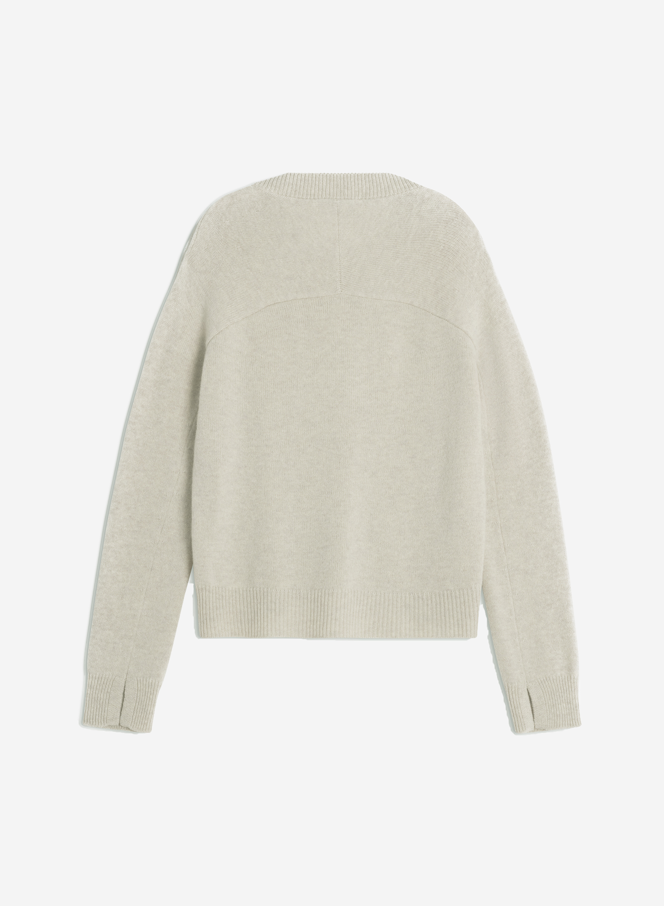 MERINO WOOL COMFORT V-NECK JUMPER - 7