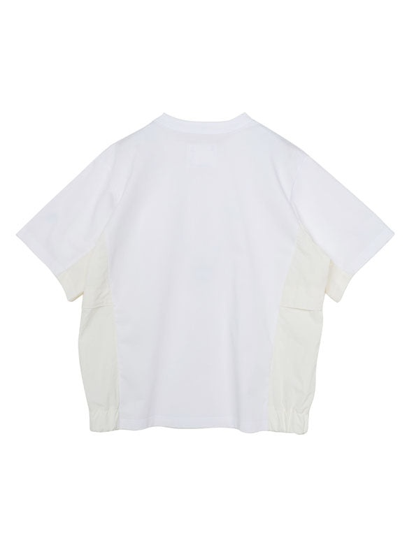 Taslan Nylon x Cotton Jersey T-Shirt - 2