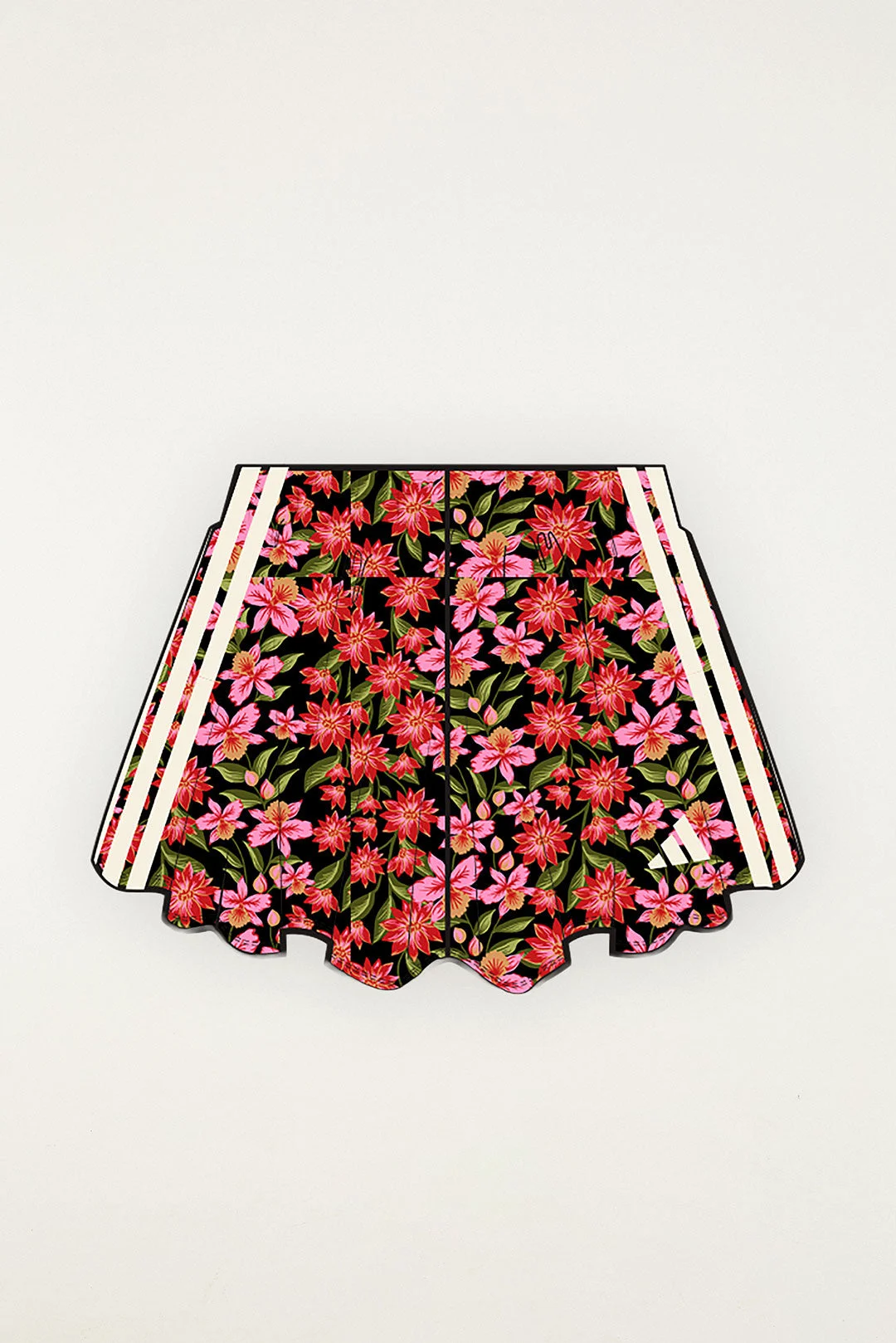 Wavy Liberty Black Adidas Shorts - 1