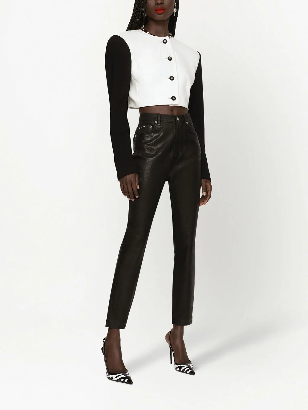 Grace coated denim skinny jeans - 3