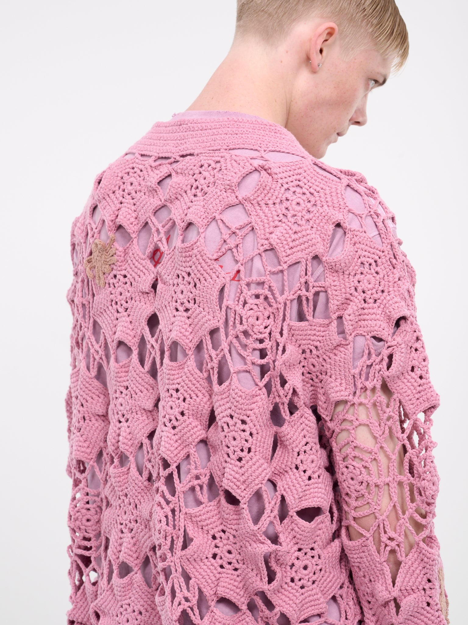 Spiderweb Knit Cardigan - 5