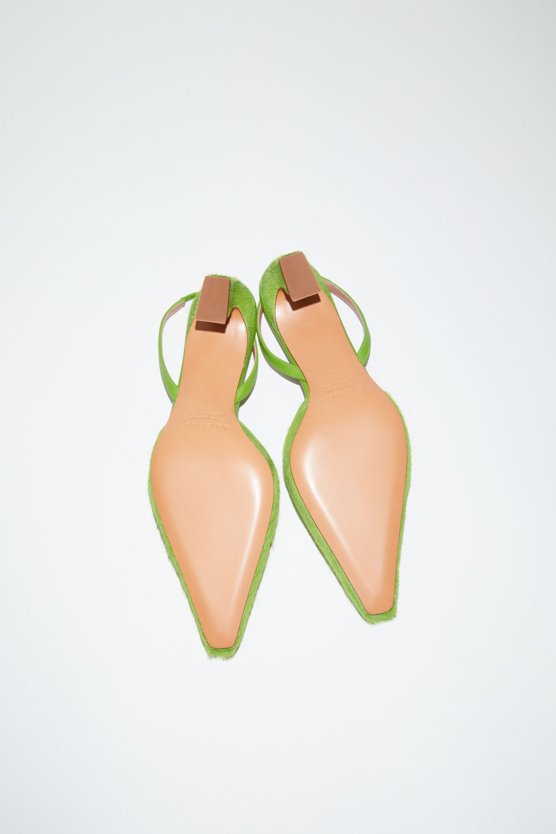 Slingback shoes - Apple green 4