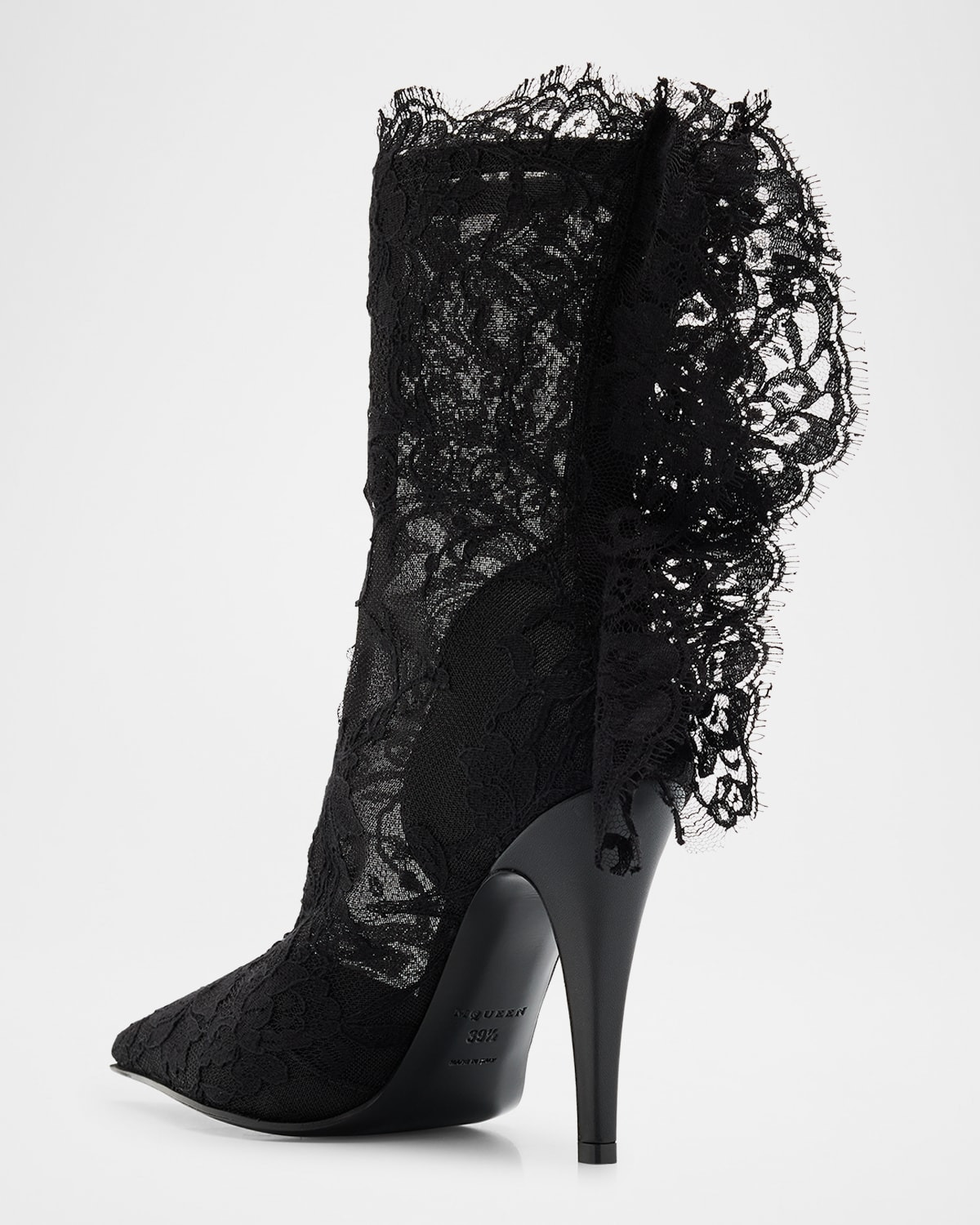 Heron Lace Ankle Boots - 4
