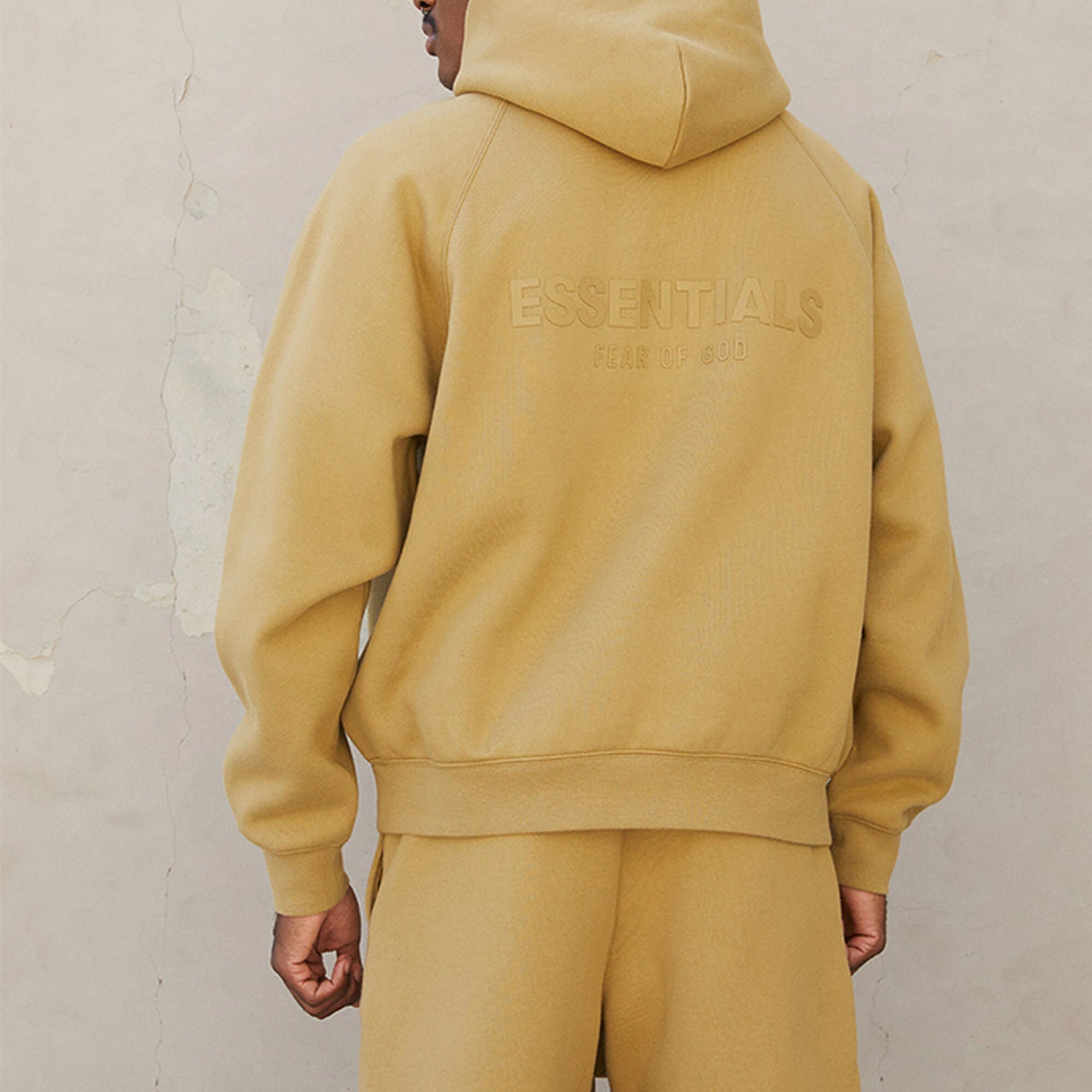 Fear of God Essentials FW21 Pullover Logo Hoodie 'Amber' FOG-FW21-003 - 6
