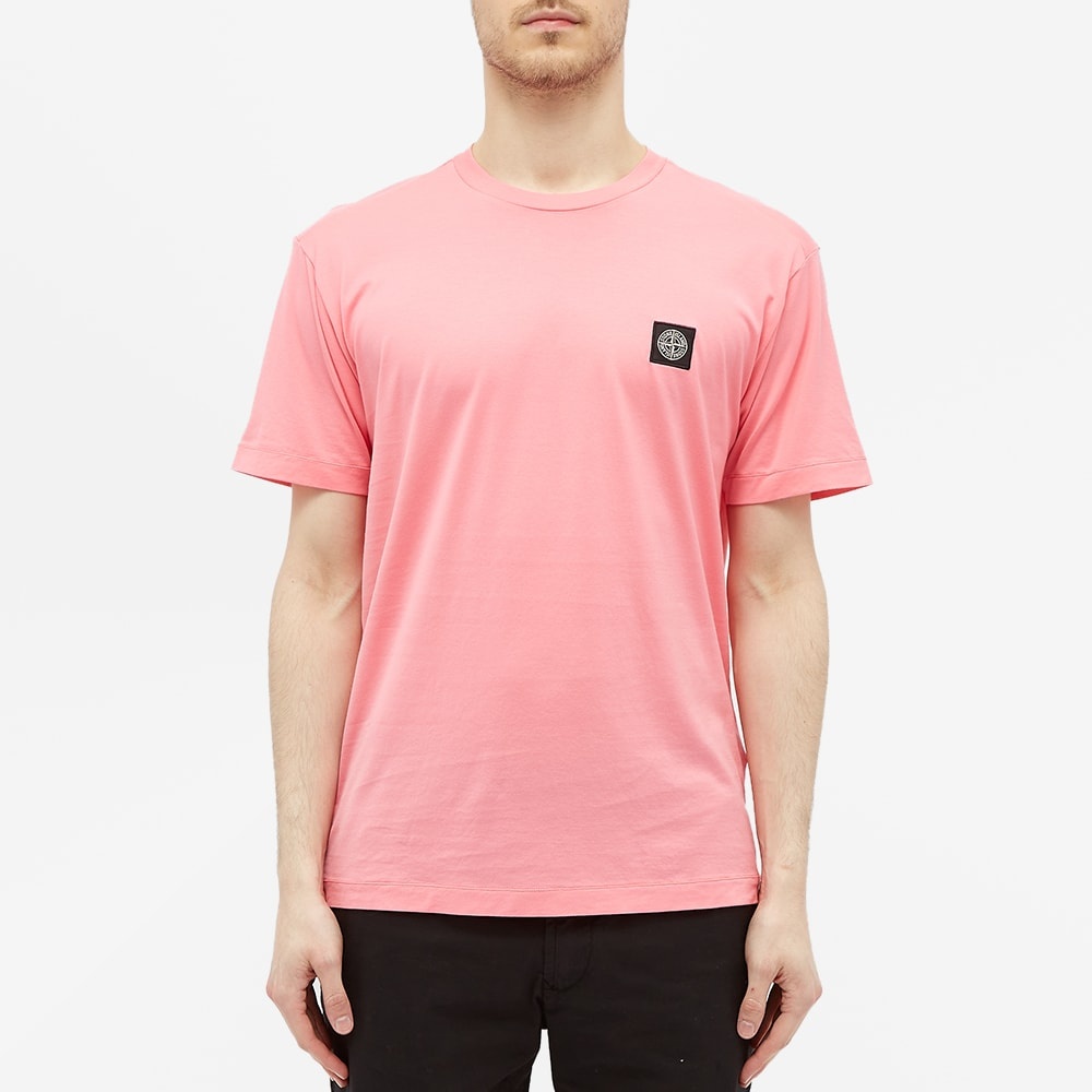 Stone Island Patch Logo Tee - 3