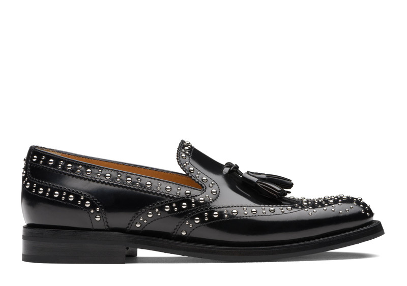 Tamaryn 2 met
Polished Binder Brogue Loafer Stud Black 1