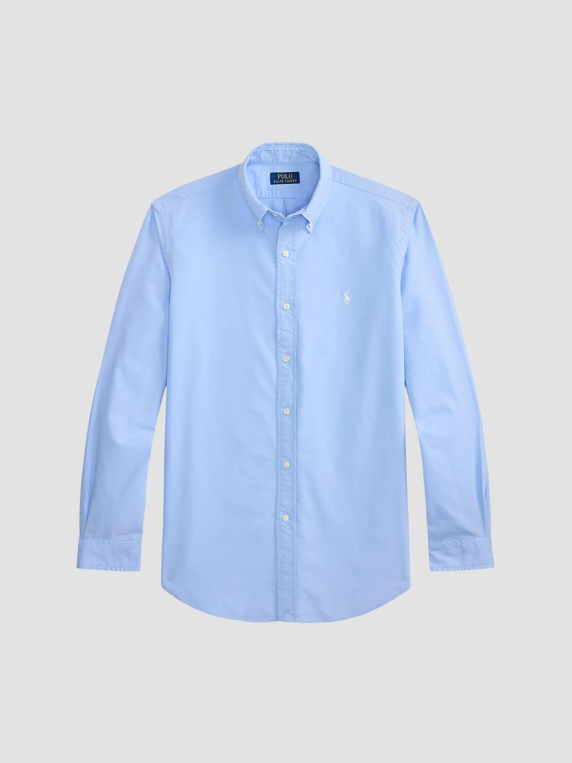 Men's Classic Fit Garment-Dyed Oxford Shirt - Austin Blue White - 1
