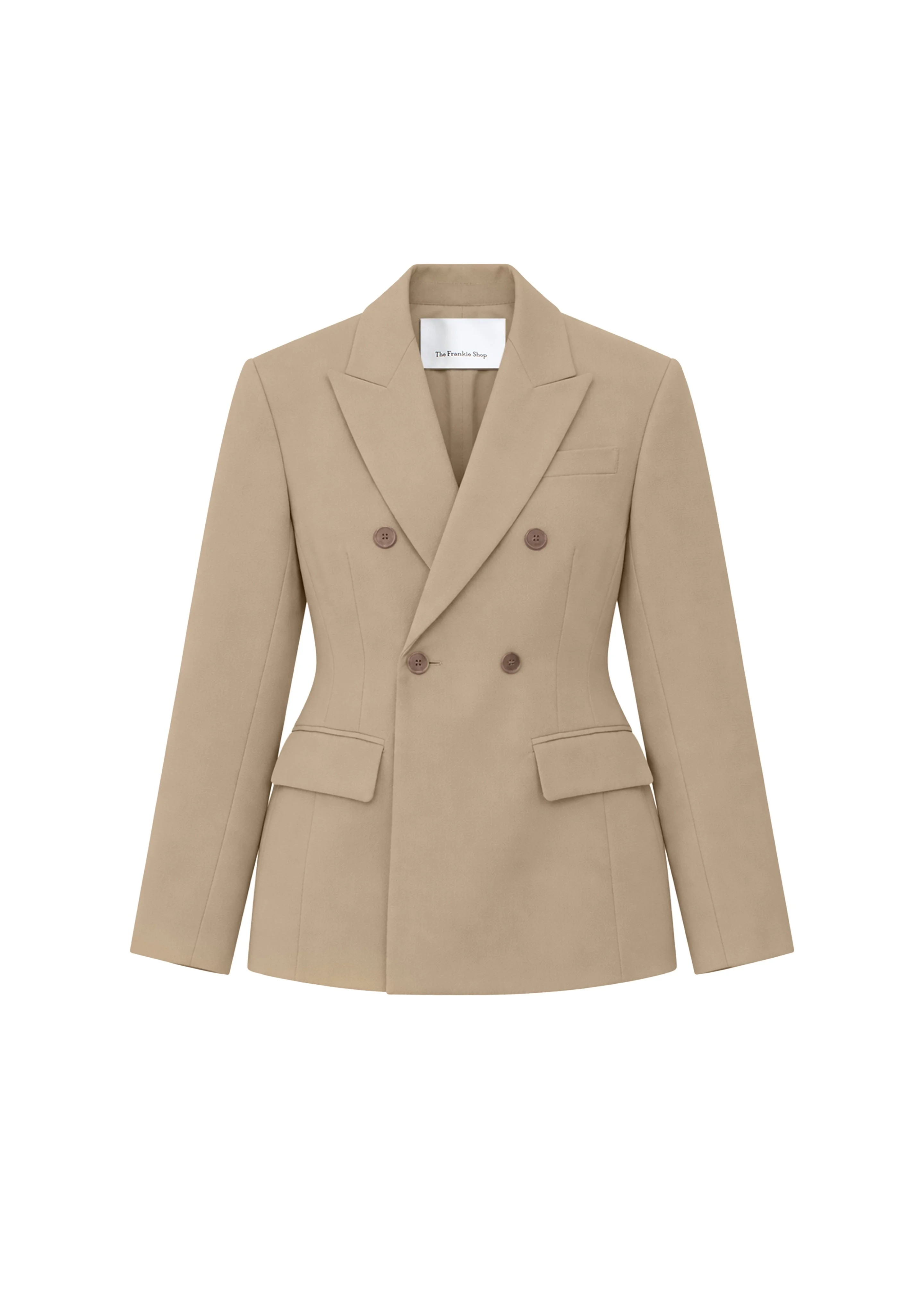 Doyer Cinched Blazer - Beige - 1