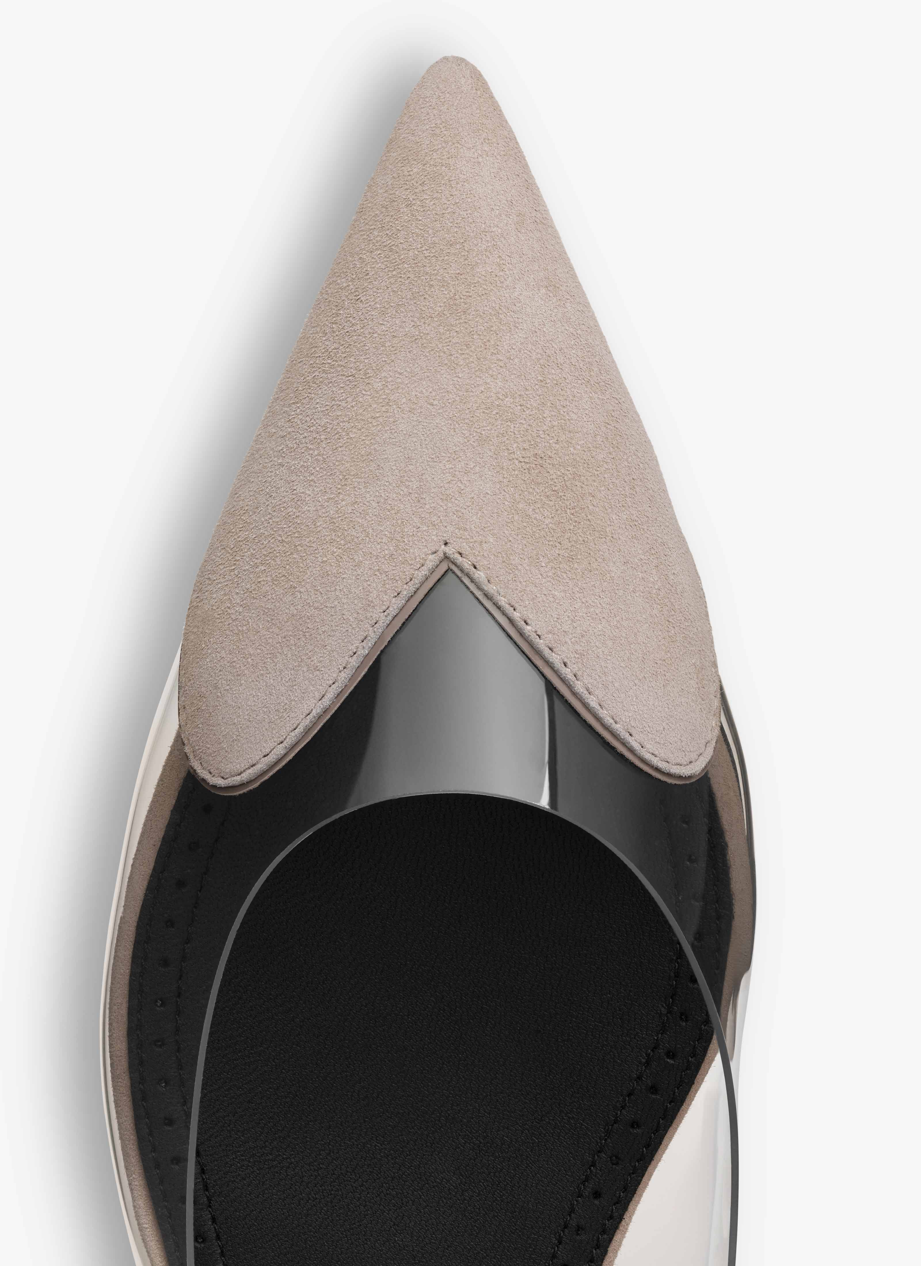 FLAT SLINGBACKS LE CŒUR IN SUEDE - 4