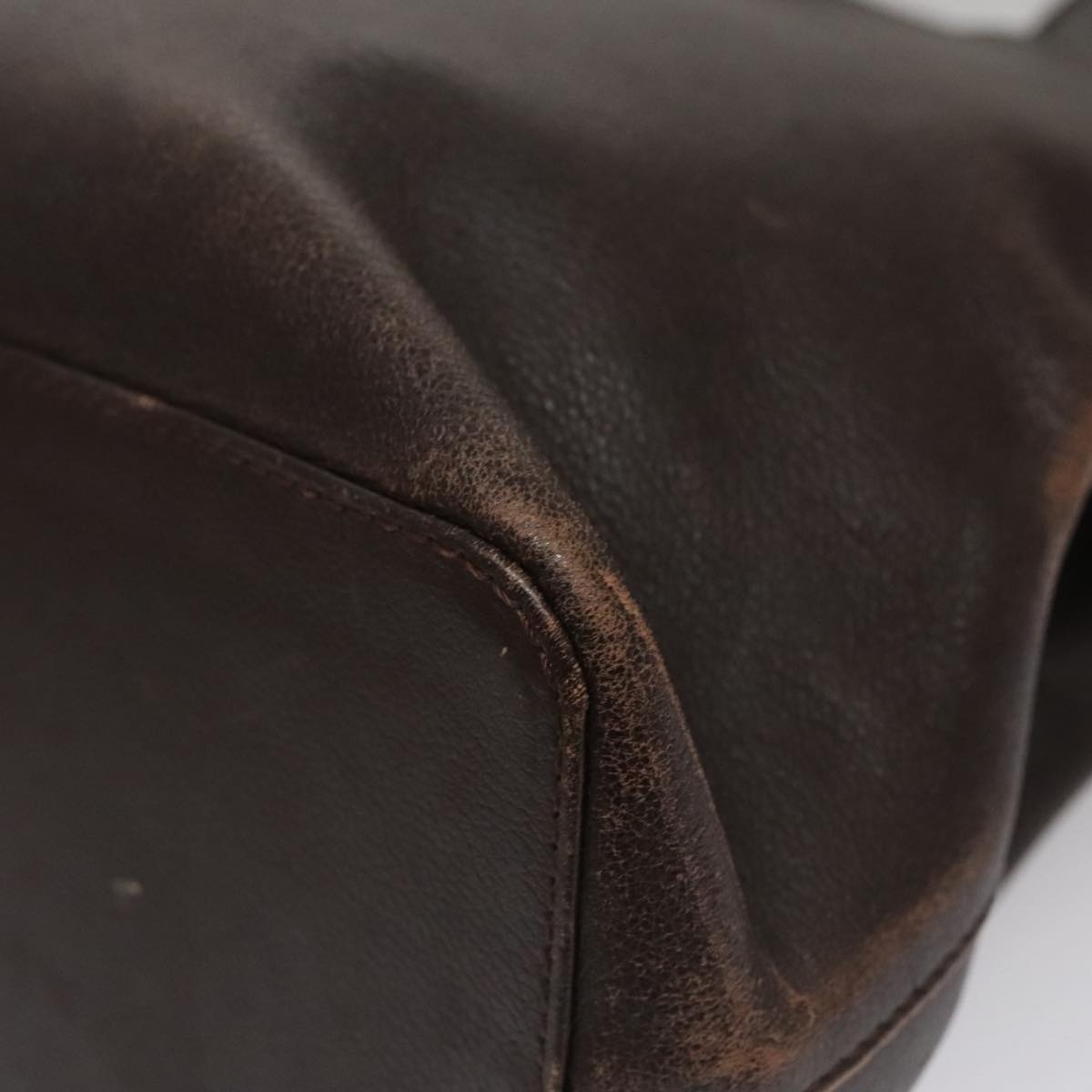 Burberry Hand Bag Leather Brown Gold - 14