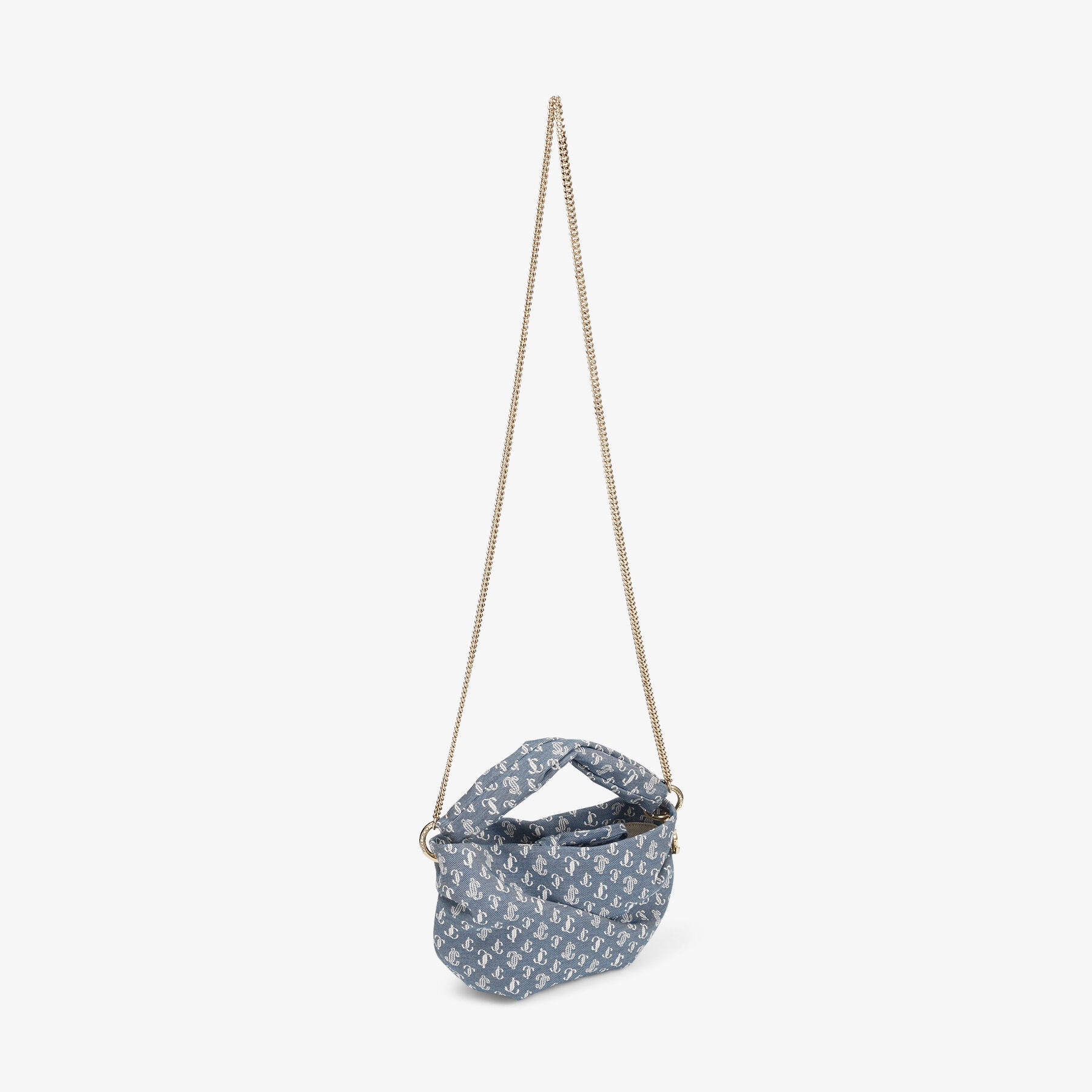 Bonny
Denim JC Monogram Bag with Twisted Handle - 4