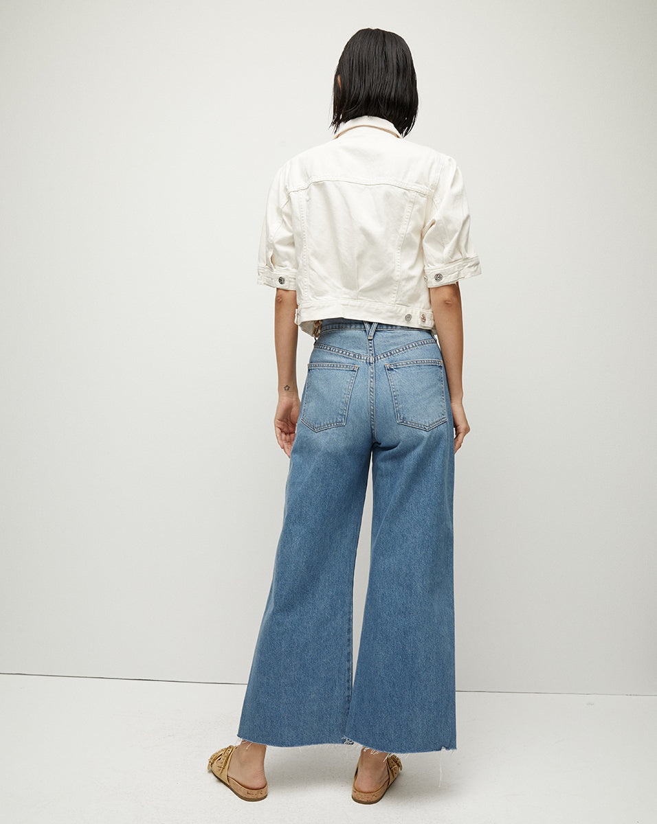 RAINA SHORT-SLEEVED DENIM JACKET - 5