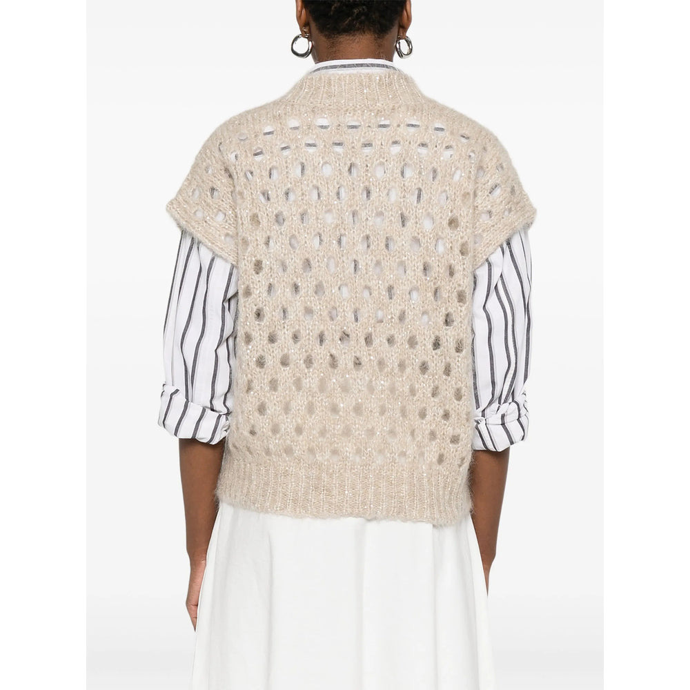 Brunello Cucinelli Neutrals Tops - Vests & Tank Tops Women - 4