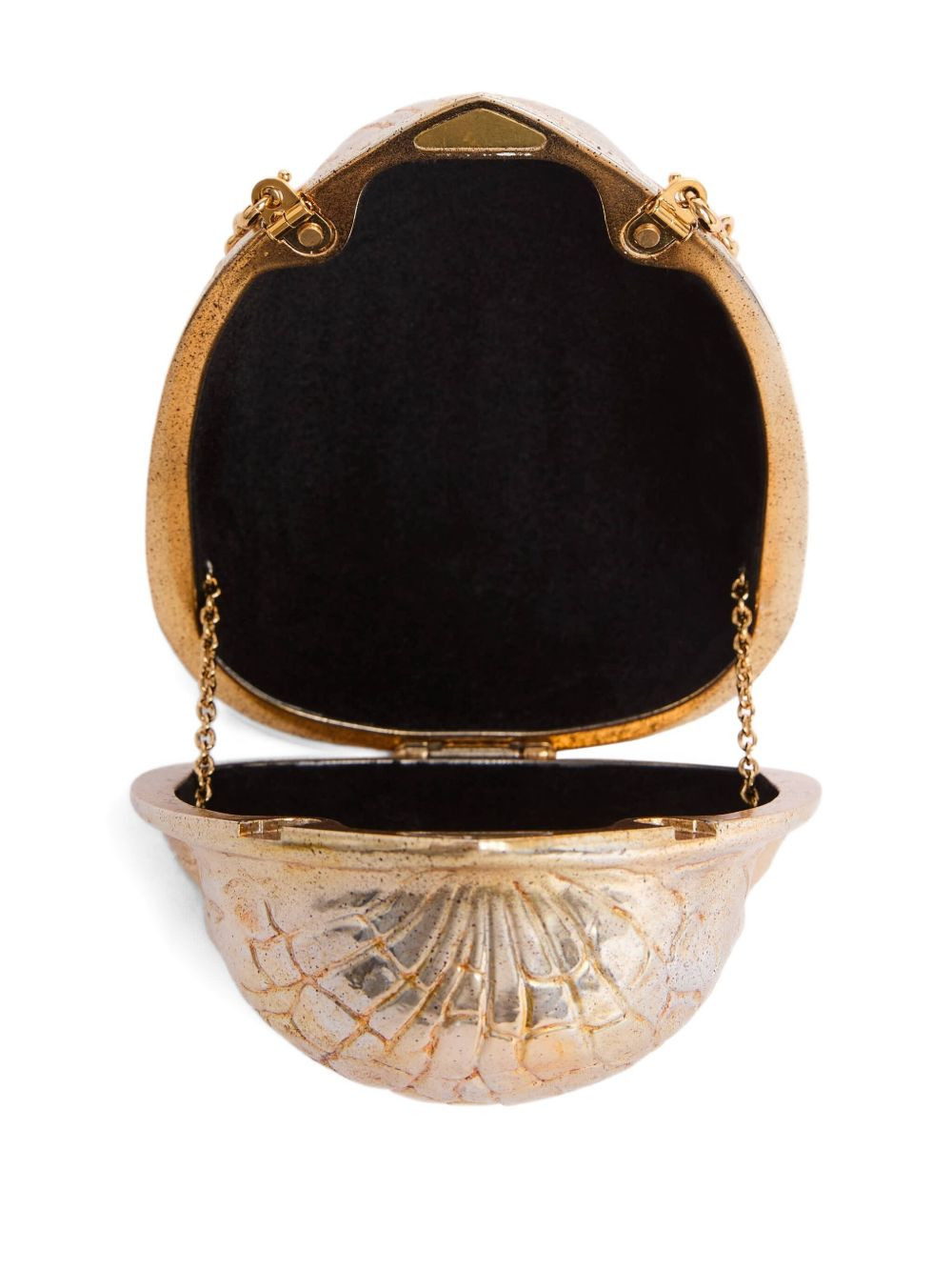 walnut-shell clutch bag - 4