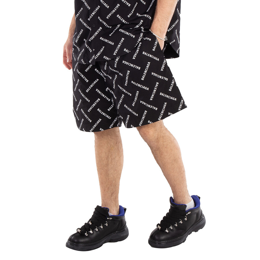 Balenciaga Men's Pyjama Logo-Print Short - 2