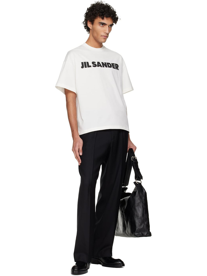 Jil Sander White Logo T-shirt outlook
