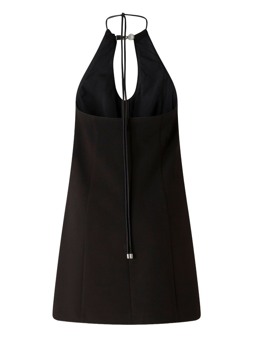 halter-neck tie-fastening cocktail dress - 2