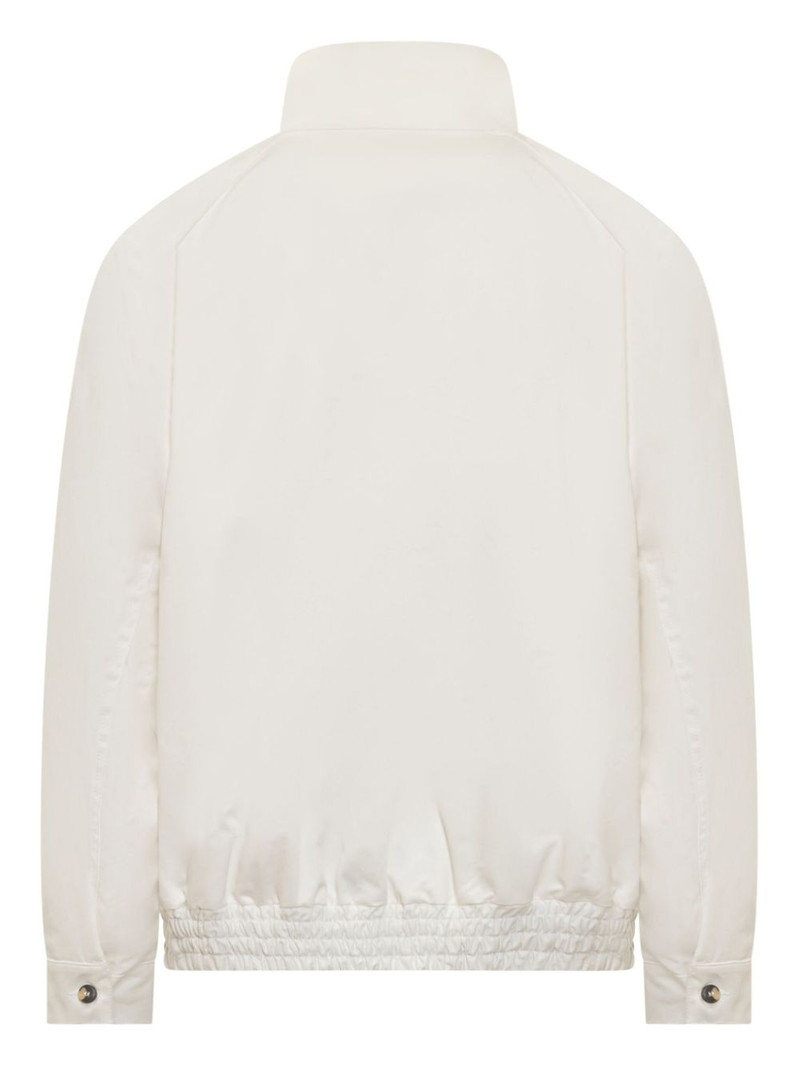 Marni logo-patch zip-up jacket outlook