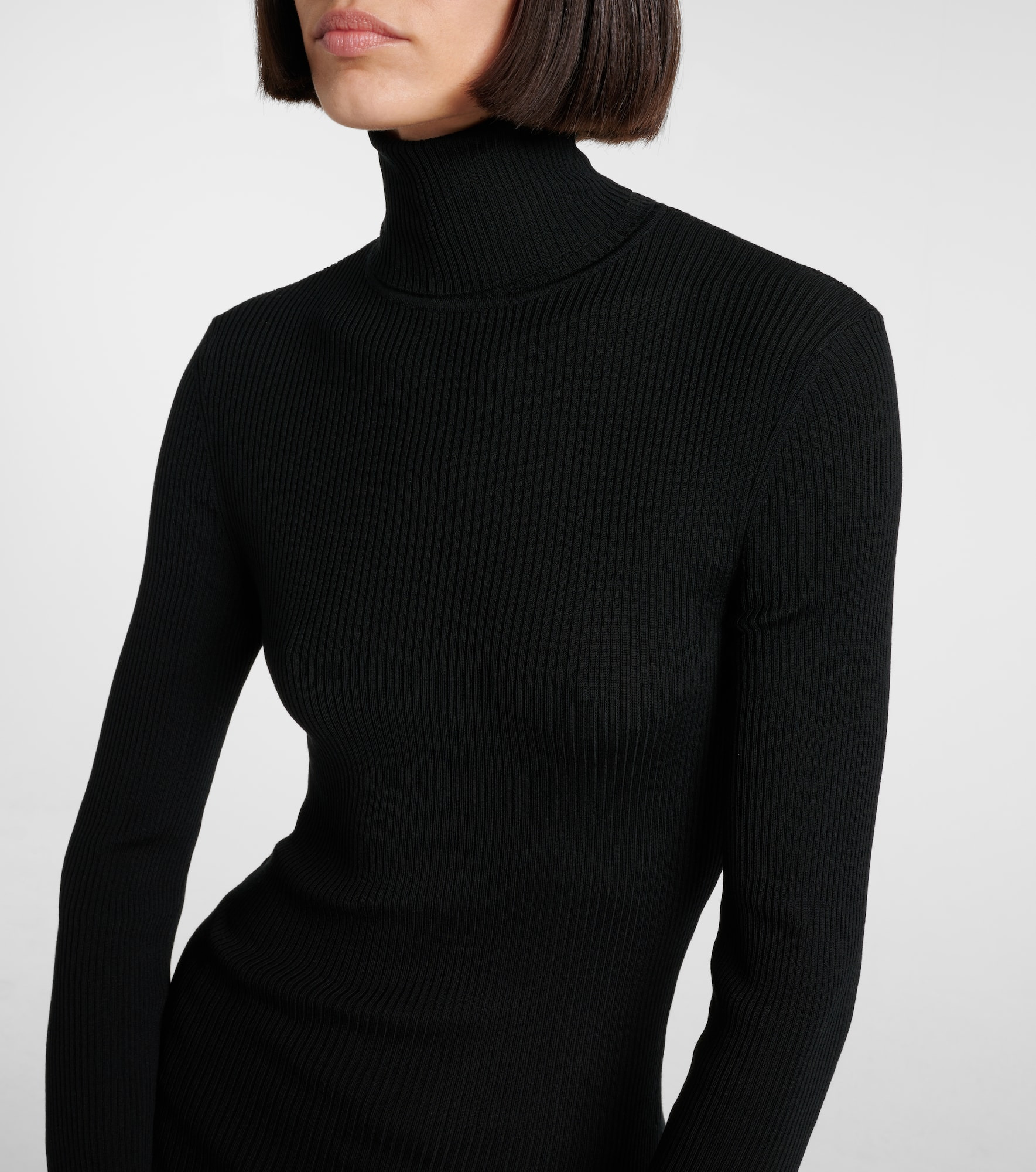 Merino wool turtleneck sweater - 5
