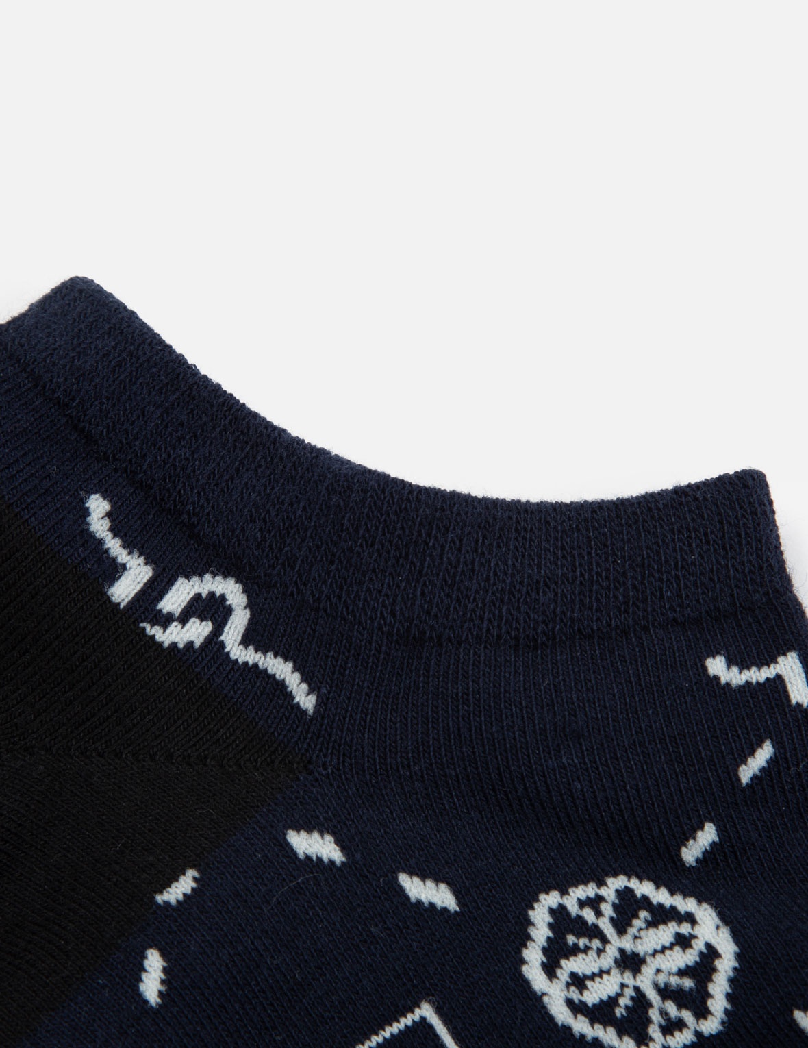 MONOGRAM JACQUARD NO-SHOW SOCKS - 2