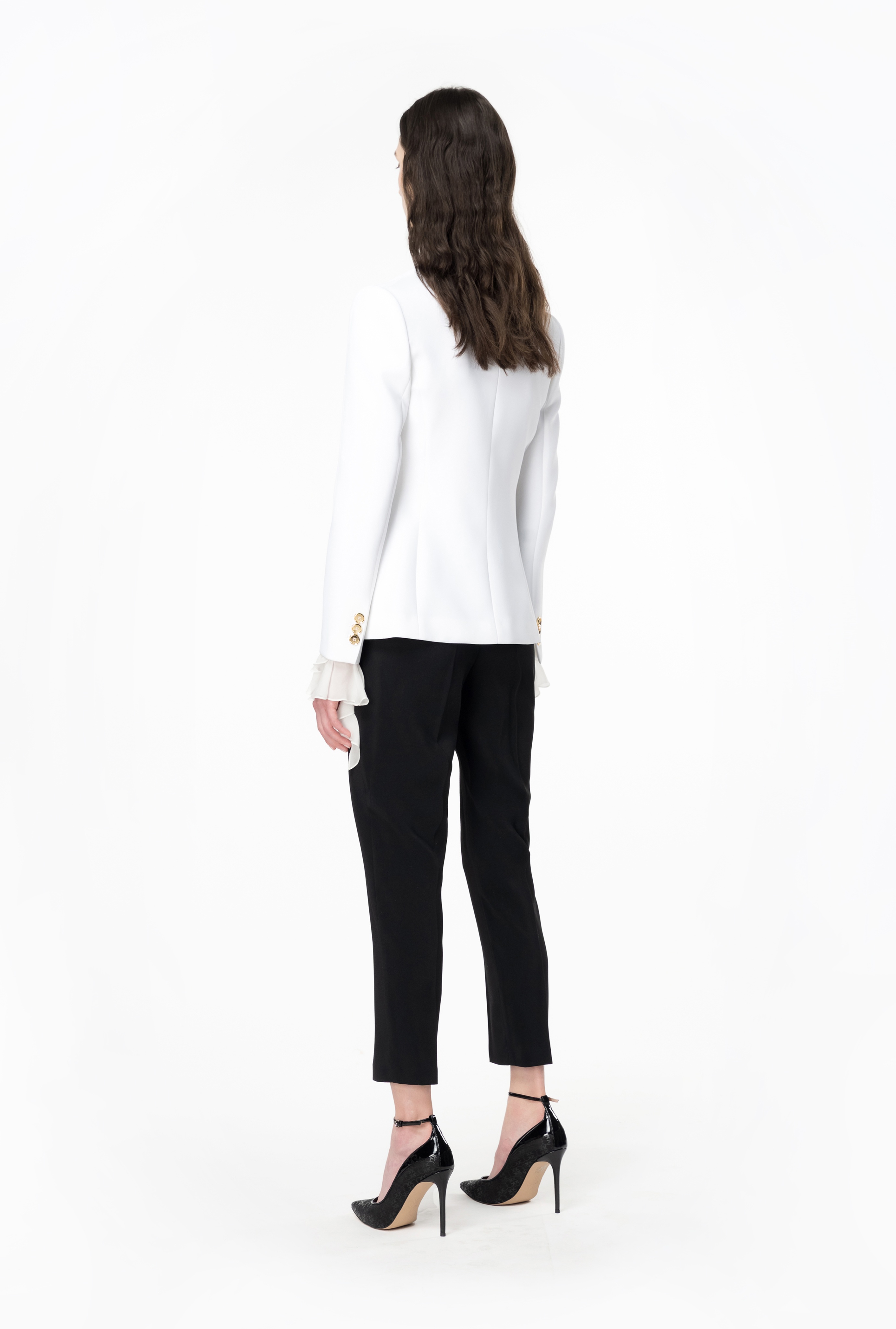 SINGLE-BREASTED STRETCH BLAZER - 5