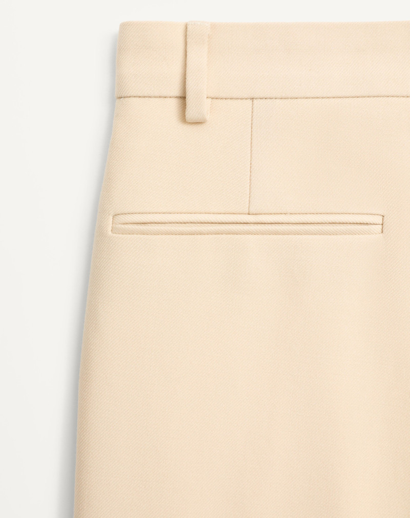 WOOL GABARDINE PANTS WITH TURN-UPS 7