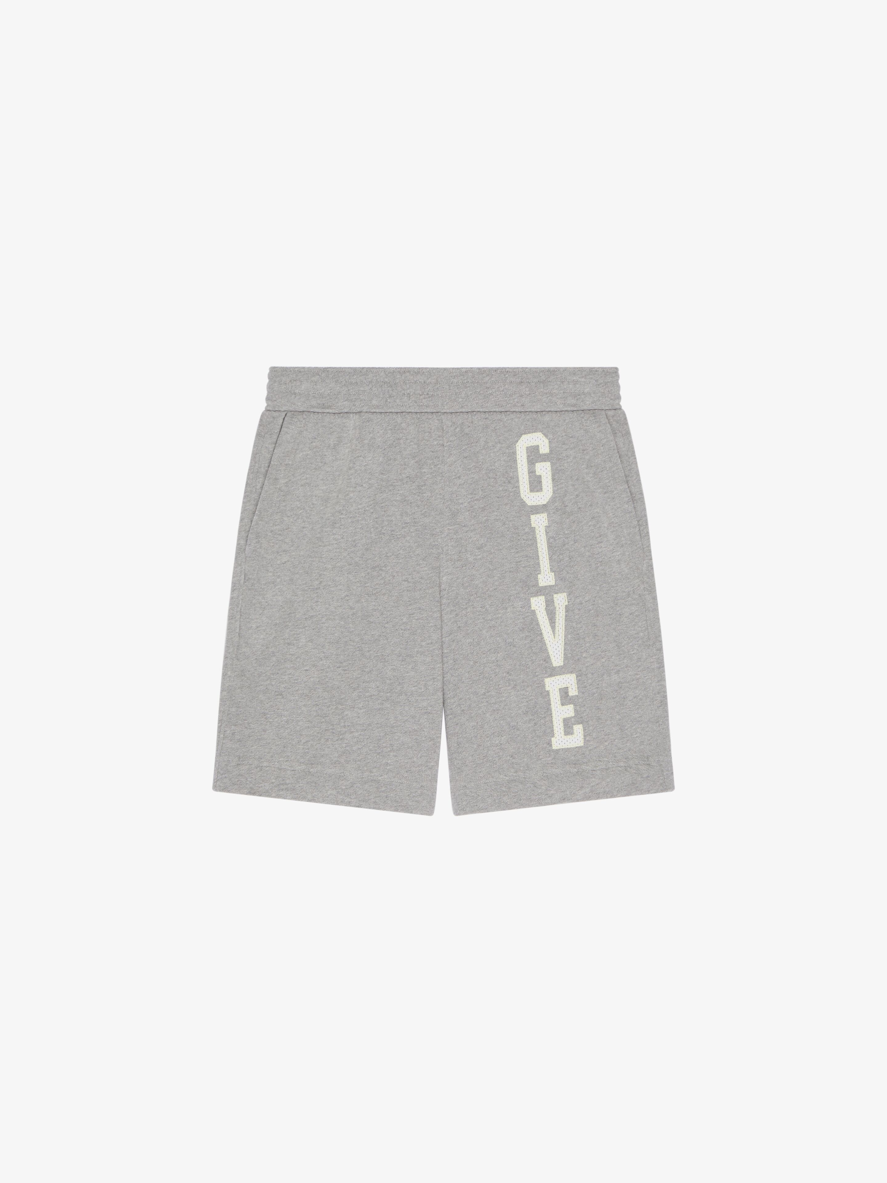GIVENCHY COLLEGE BERMUDA SHORTS IN FLEECE - 1