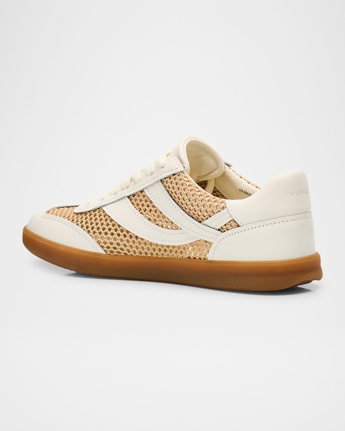 Oasis Net Leather Low-Top Sneakers - 4