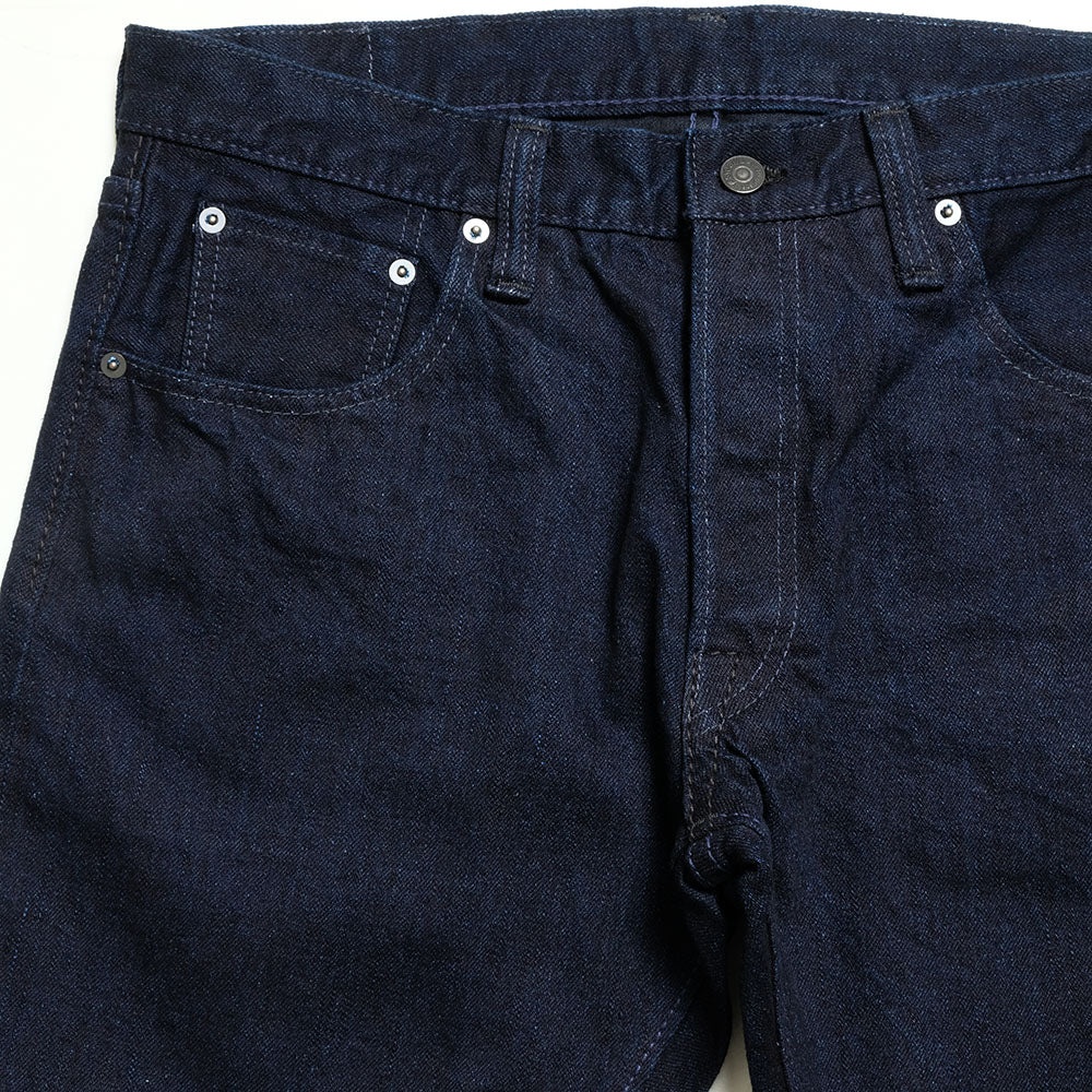 14oz Indigo x Black Denim Slim Tapered - XX-013-IDBK - 4