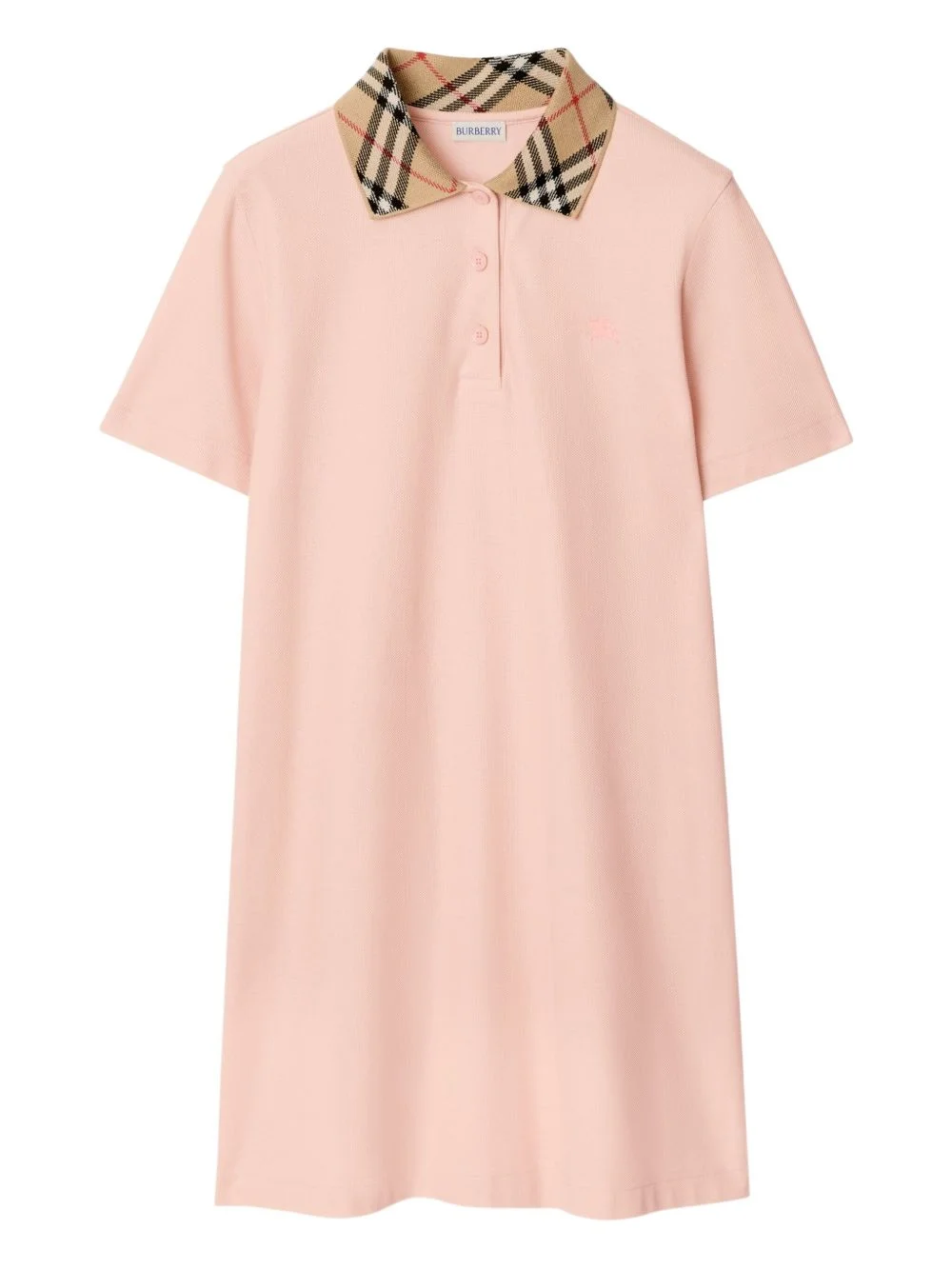 Burberry Women Check Collar Cotton Dress - 1