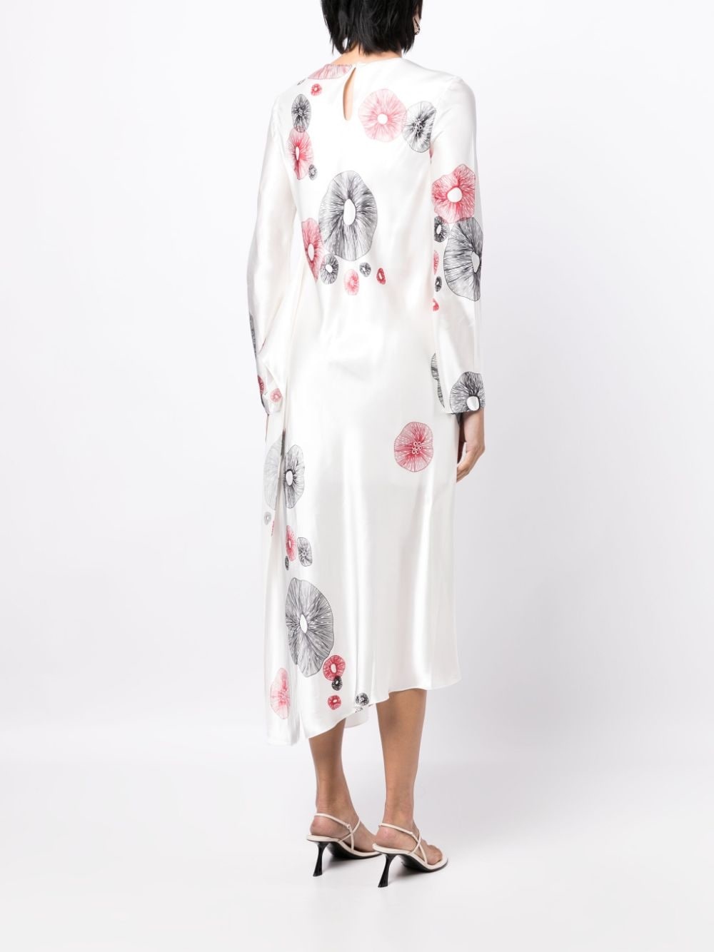 Jellyfish-print long-sleeve dress - 4