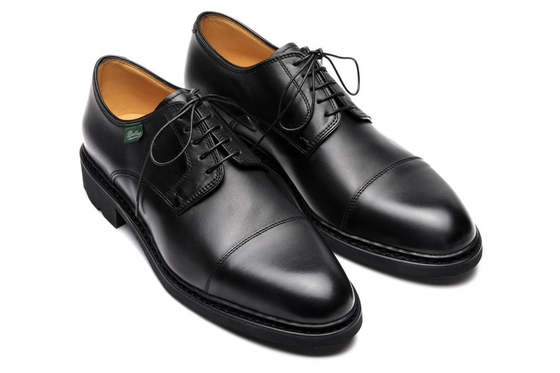 Dickens Black Silk - Rubber Sole 2