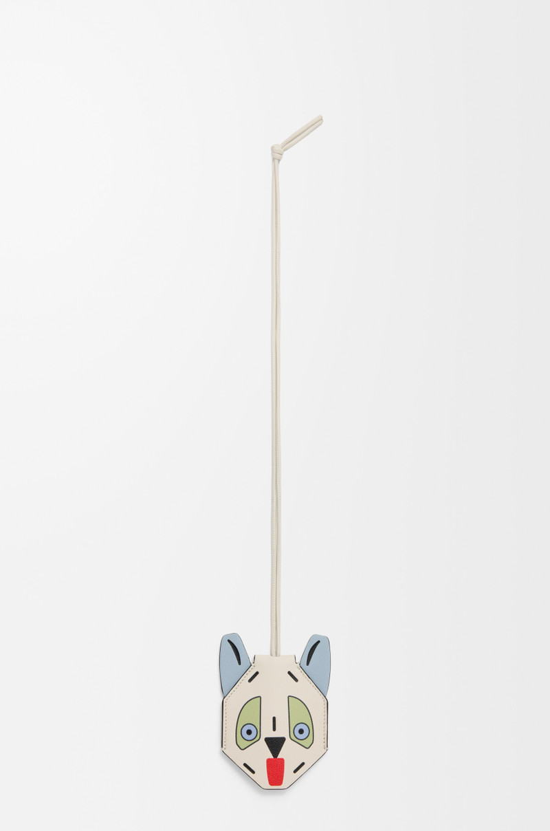 Futurist Cat keyfob in calfskin 1
