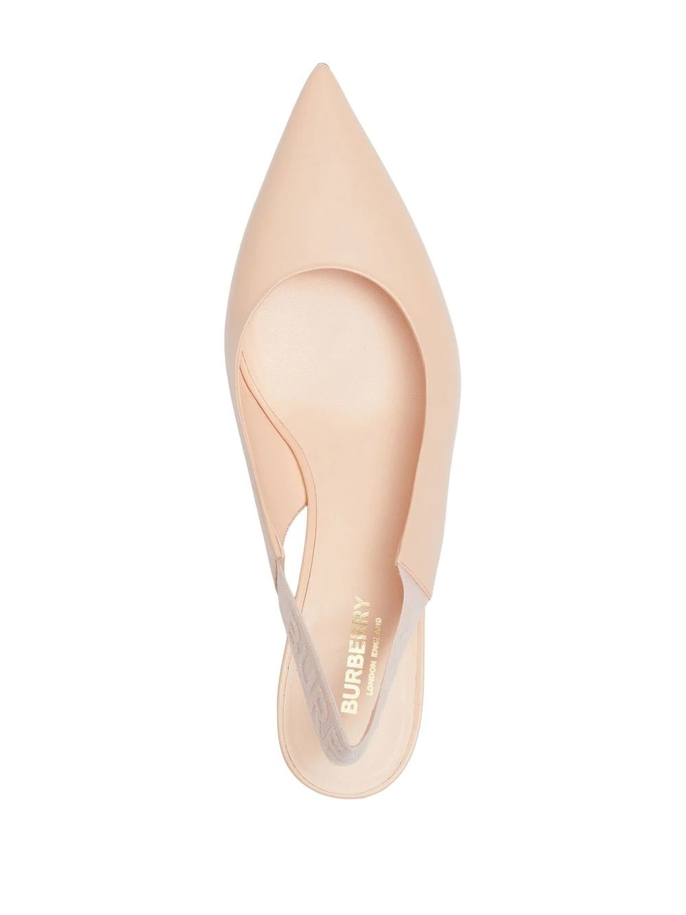 leather slingback pumps - 4