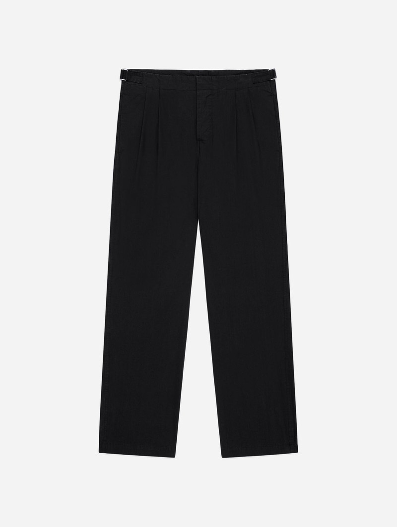 Safari Pant - Black Poplin - 1