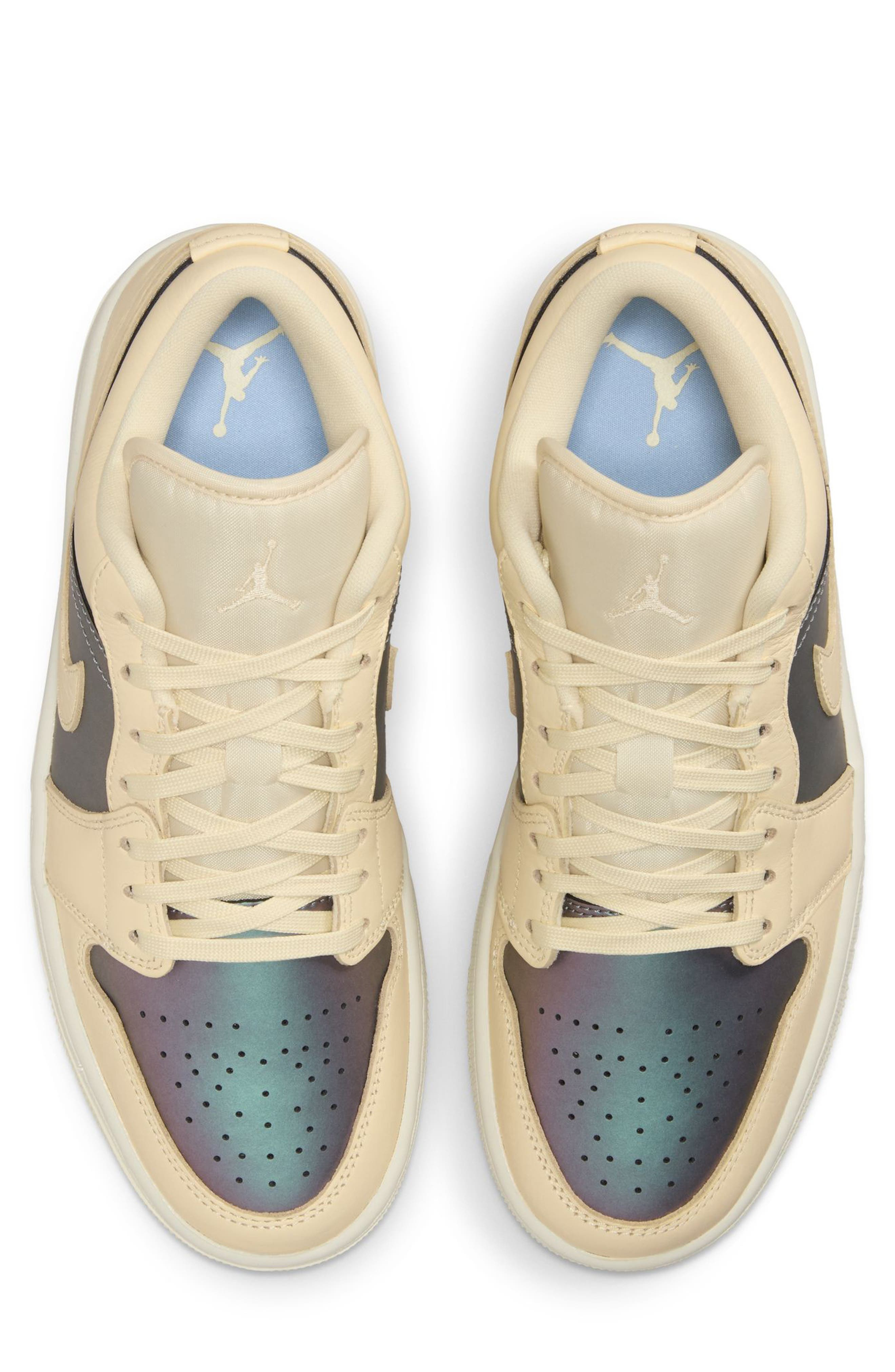 Nike Air Jordan 1 Low SE Sneaker in Muslin/Sail/Royal Tint at Nordstrom - 3
