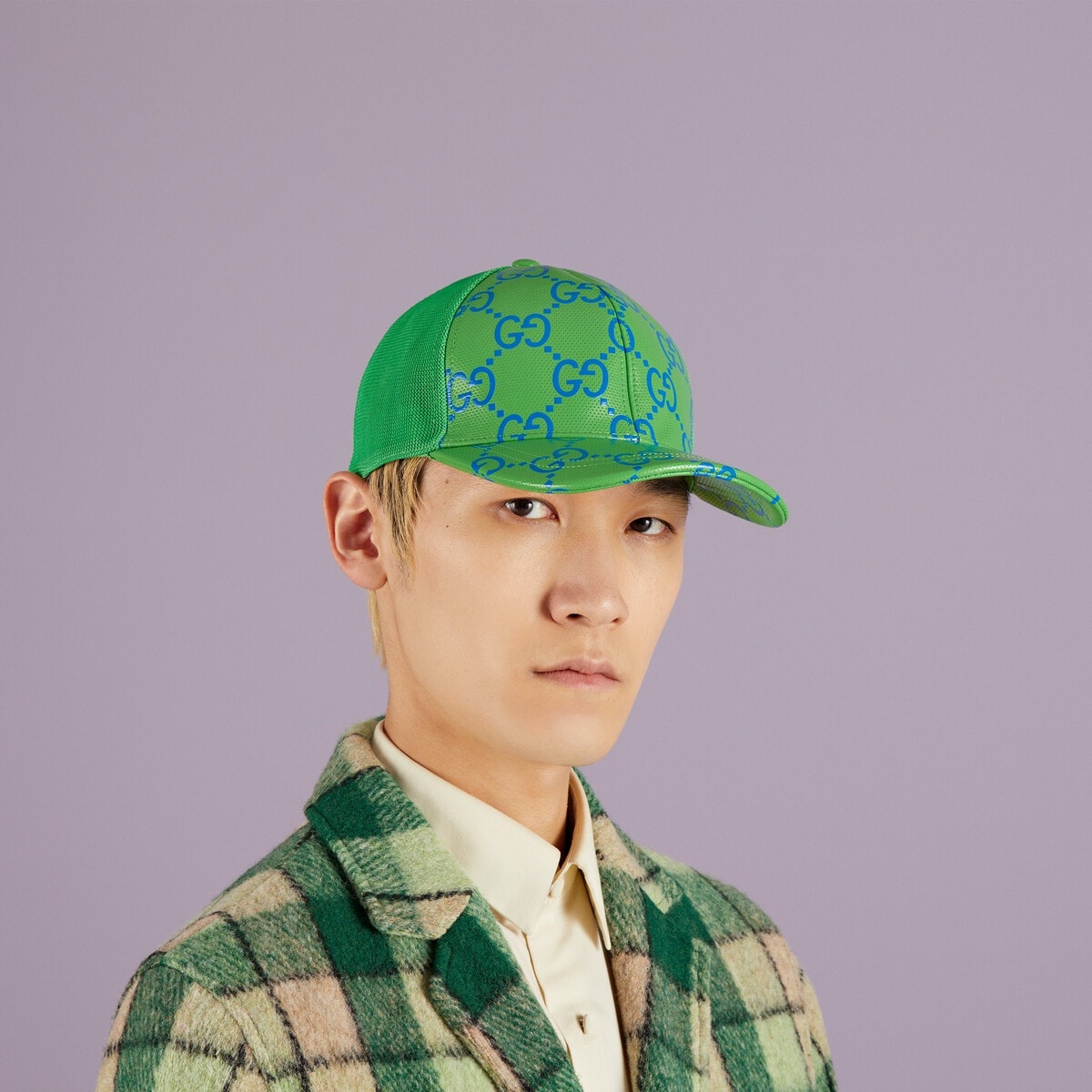 GG Leather baseball hat - 3