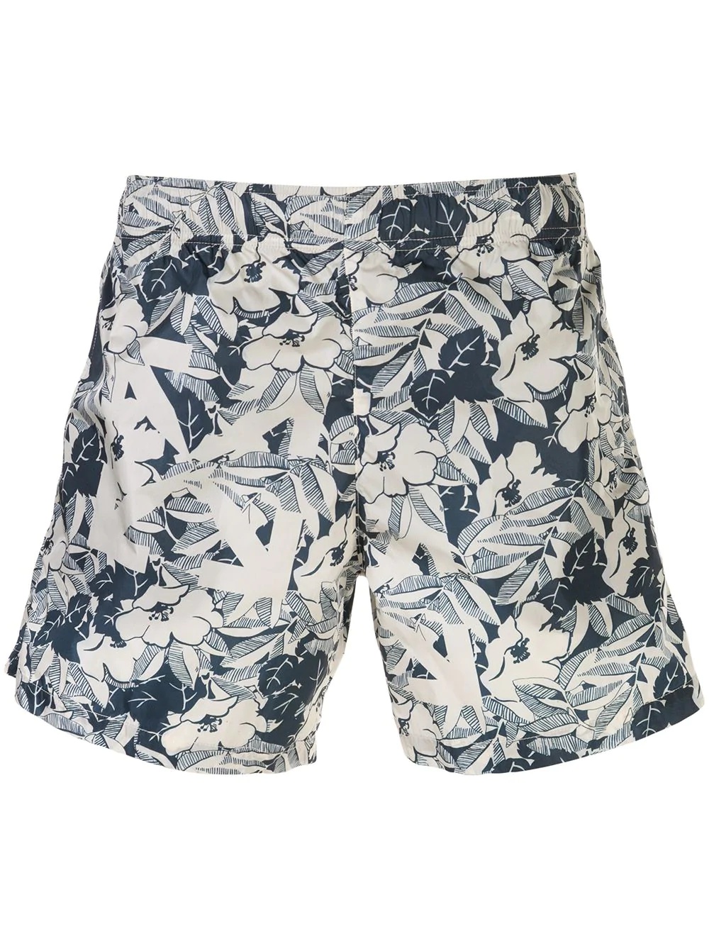 floral print swim shorts - 1