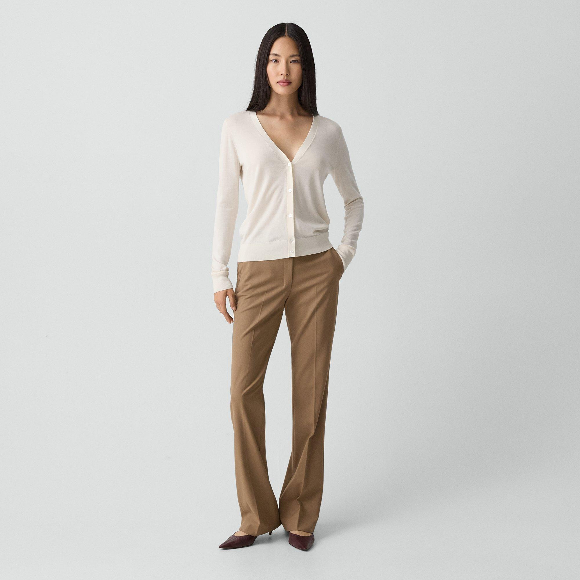 V-Neck Cardigan in Regal Wool - 6