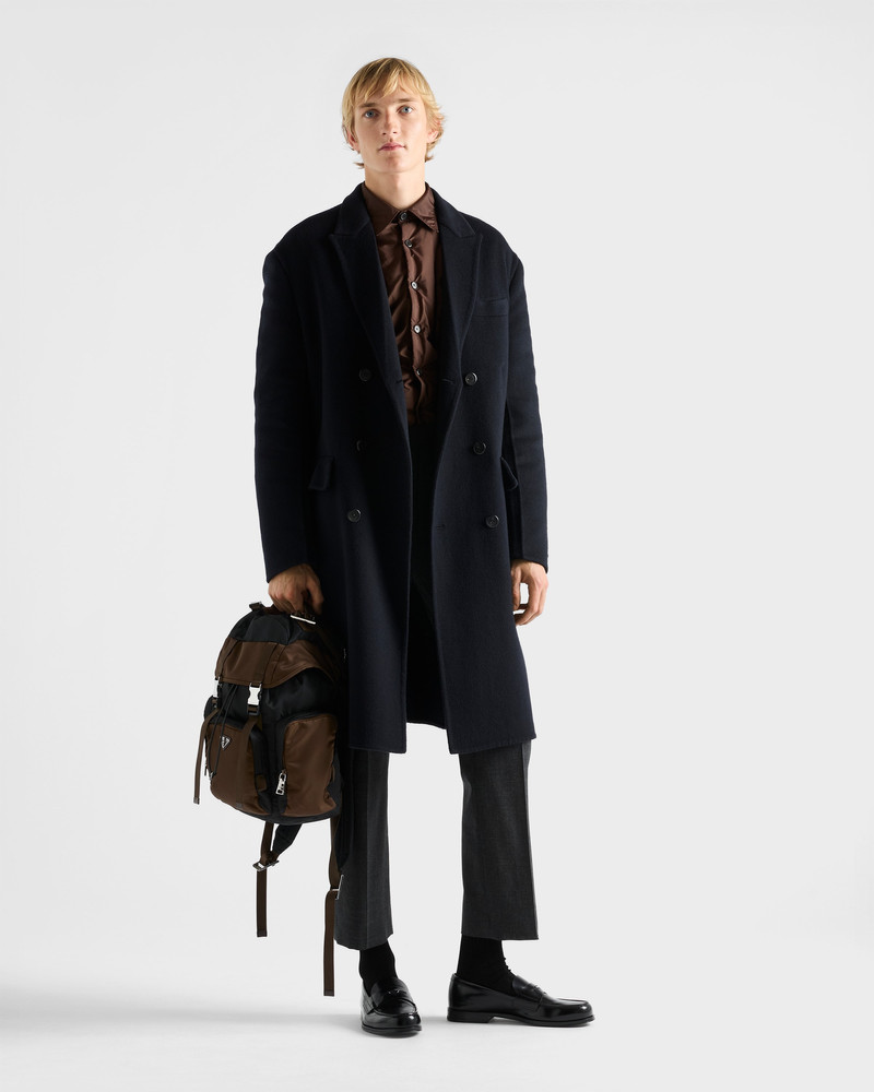 Prada Re-Nylon and Saffiano leather backpack outlook