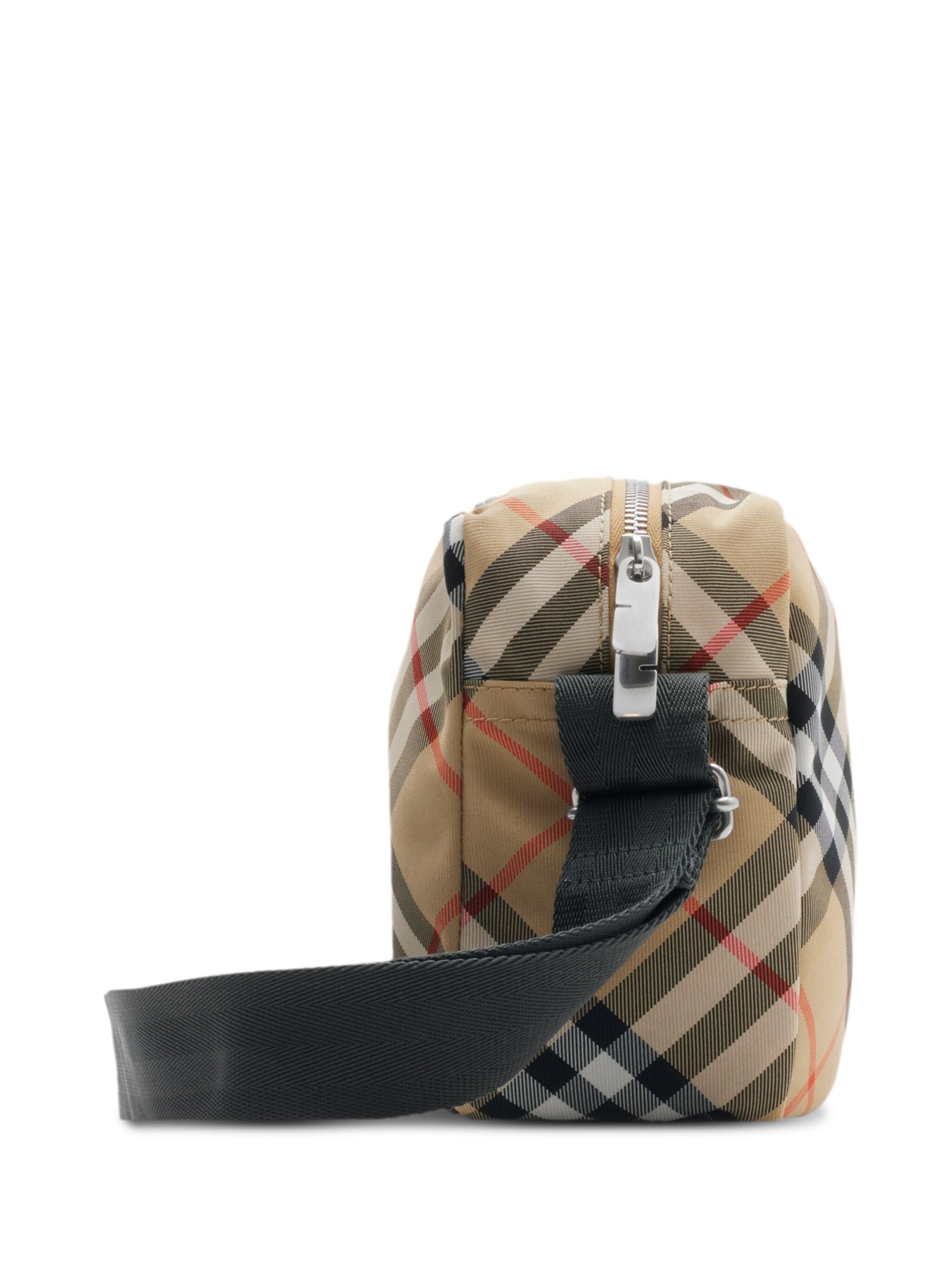 VINTAGE CHECK MESSENGER BAG - 3