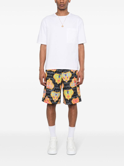 VERSACE JEANS COUTURE Heart Couture cotton shorts outlook