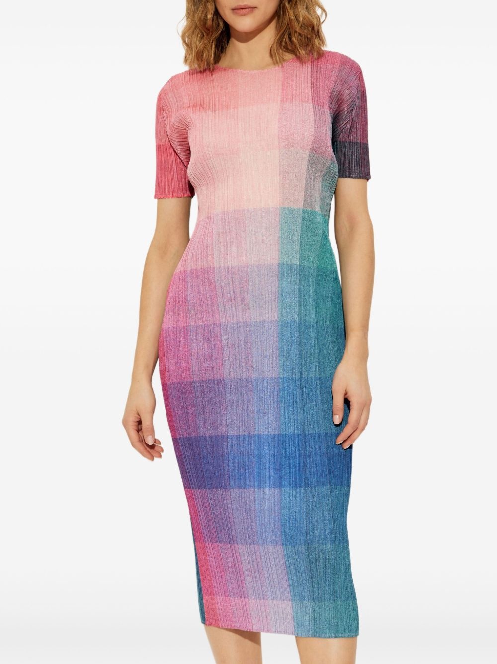 pleated midi dress - 2