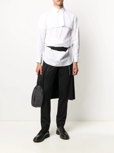 Comme des Garçons Homme Plus cut-out classic shirt outlook