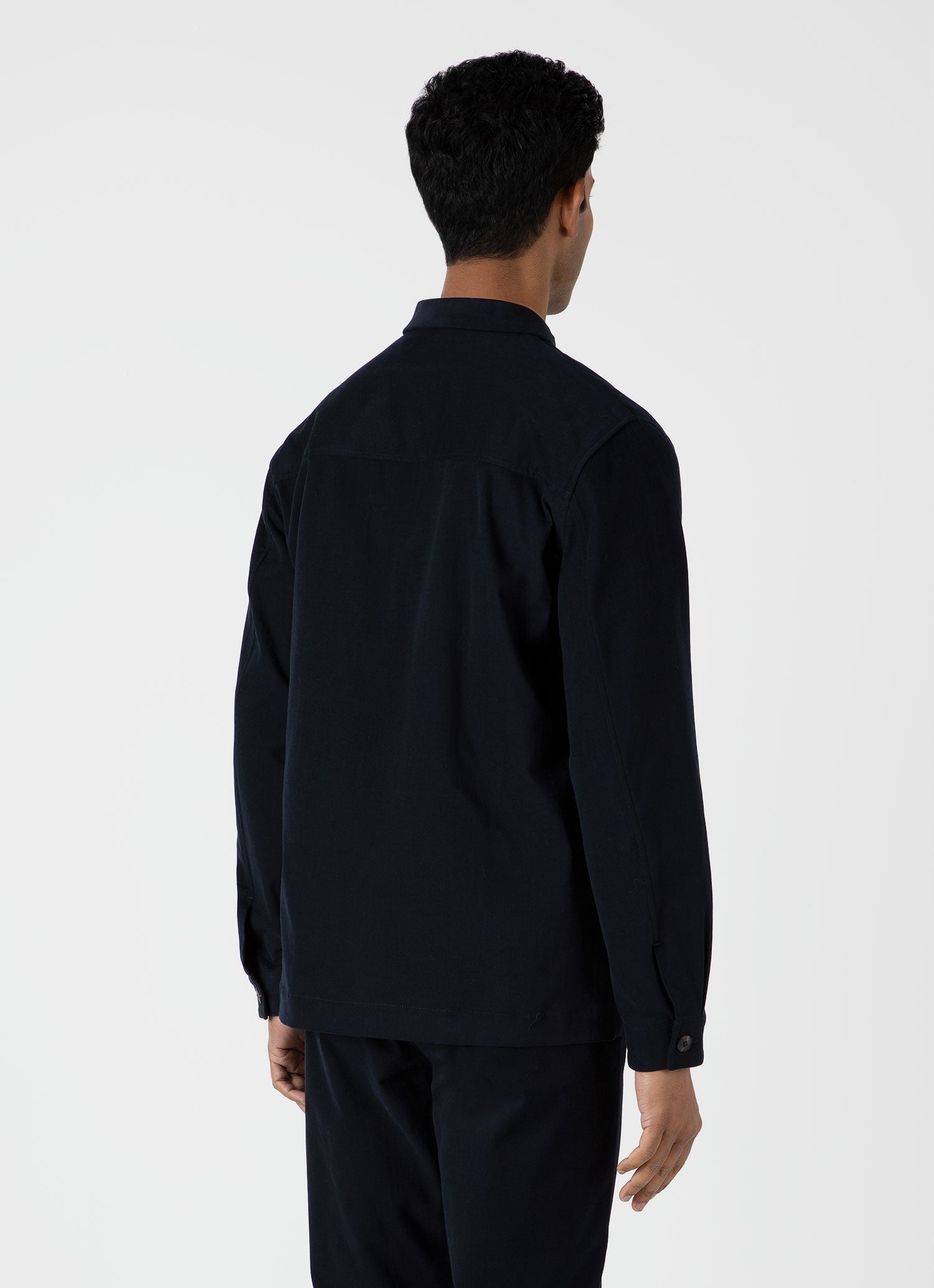 Brushed Cotton Wool Overshirt - 5