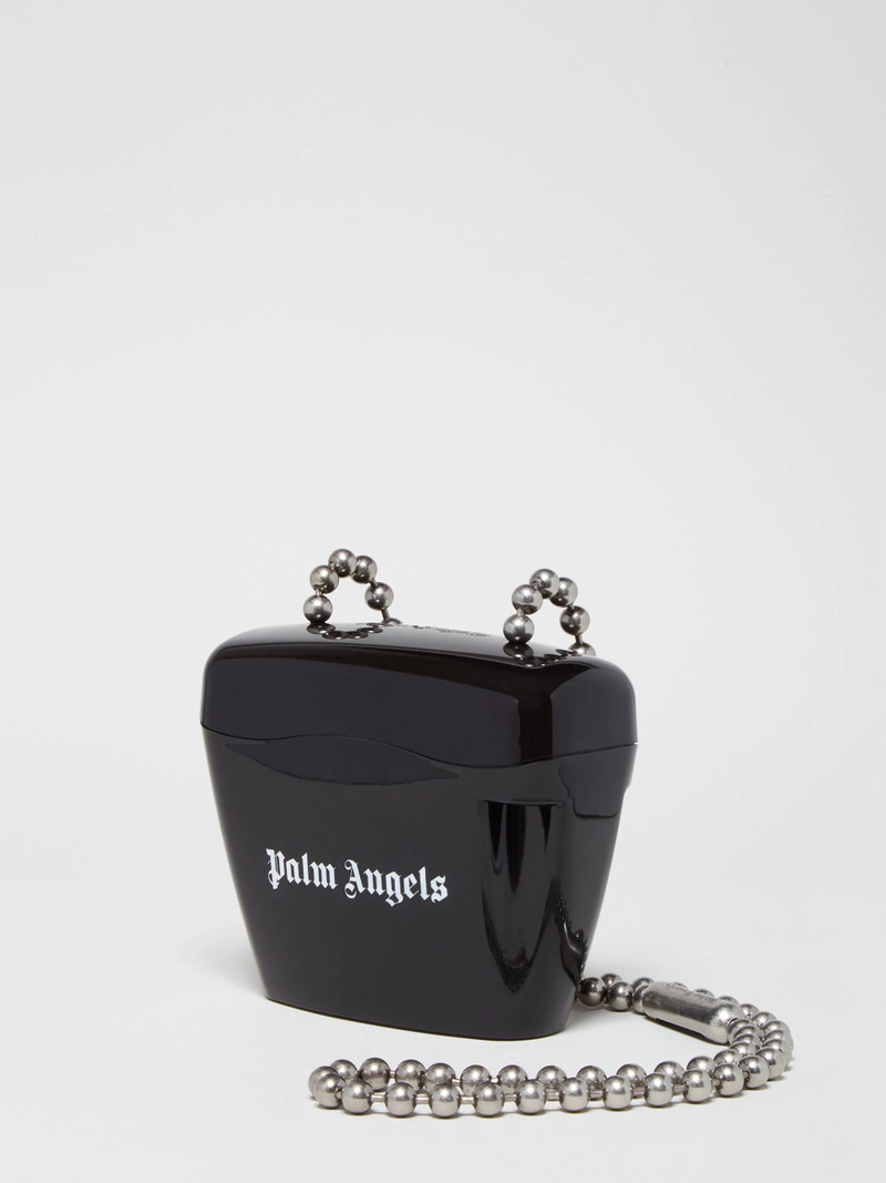 Palm Angels MINI BLACK PADLOCK BAG outlook